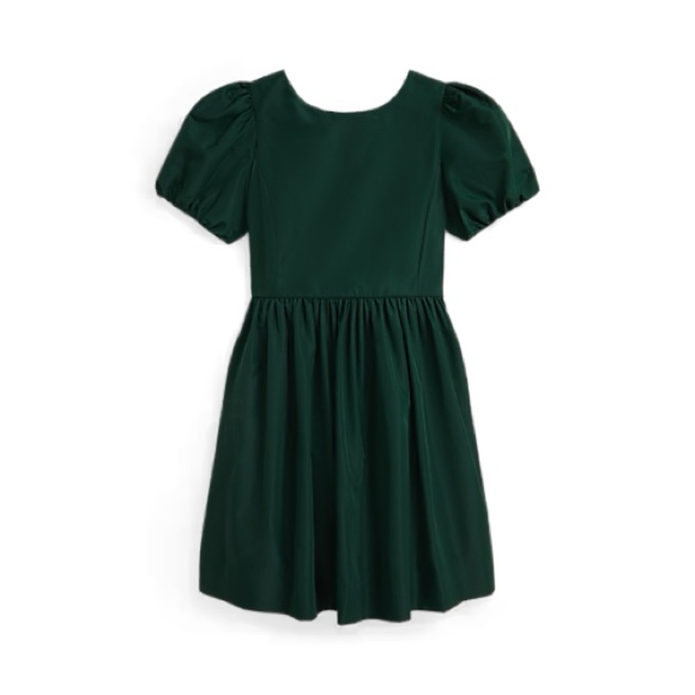 NWT Ralph Lauren Polo Girls Balloon-Sleeve Taffeta Dress size 16